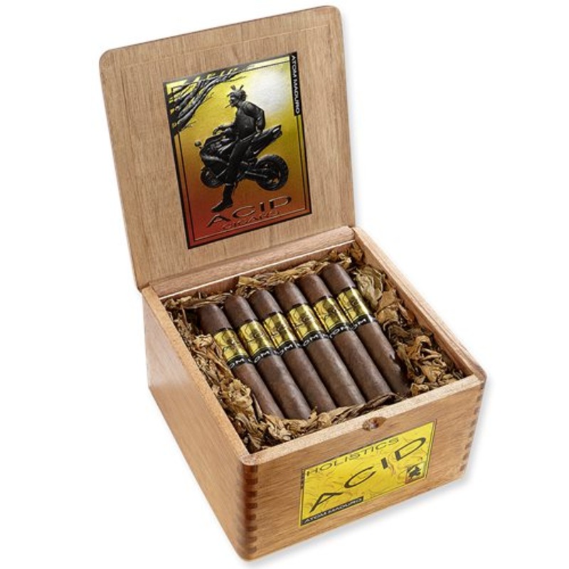 Acid Atom Maduro Cigars by Drew Estate (5″ x 50) Box of 24
