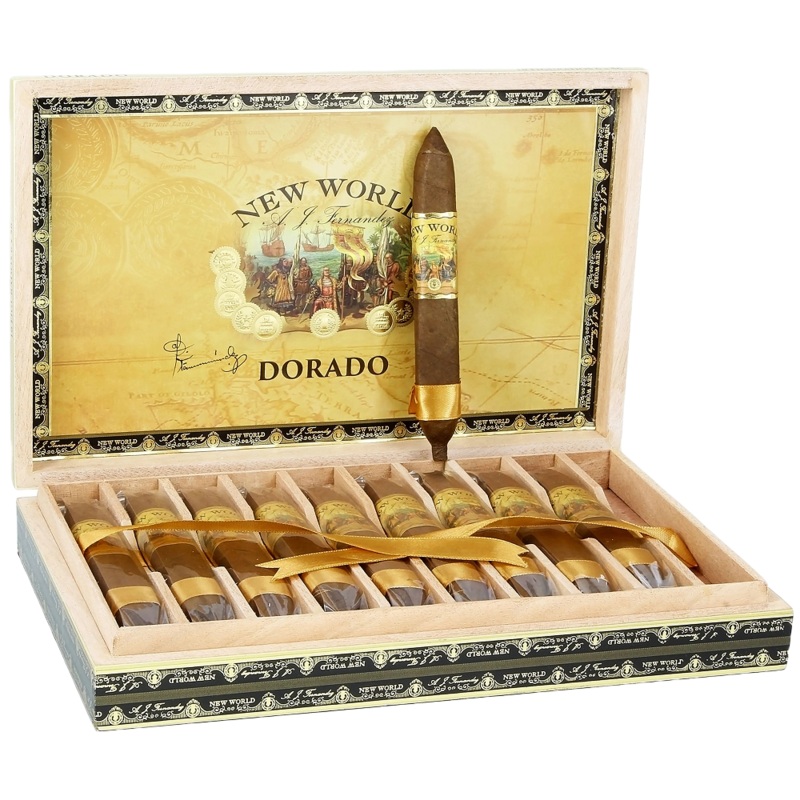 AJ Fernandez New World Dorado- Figurado Box of 10