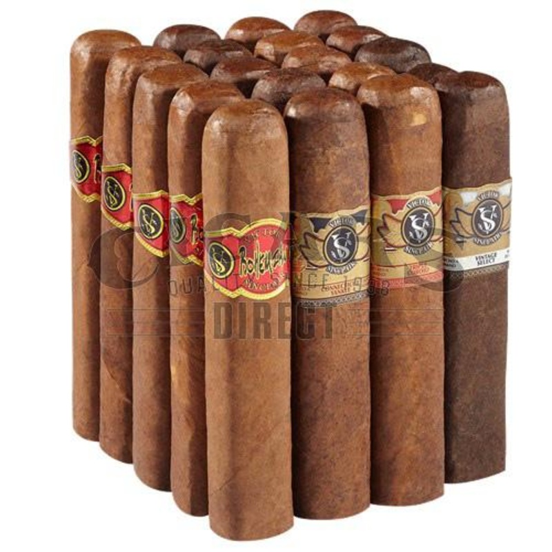 Victor Sinclair Box-Pressed Doppel Gordo Mega-Sampler 20 Cigars