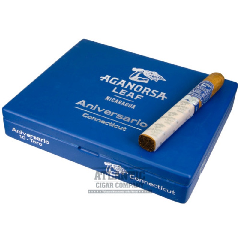 Aganorsa Leaf Aniversario Connecticut Toro Box-Pressed (6 1/4×52)