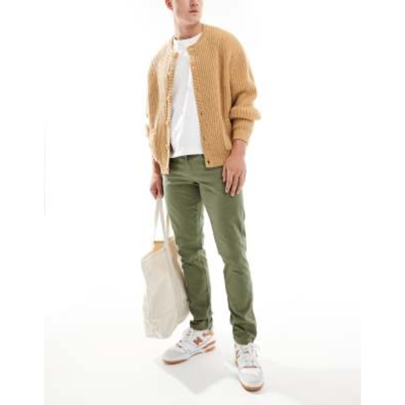 Jack & Jones Intelligence slim fit chino in khaki