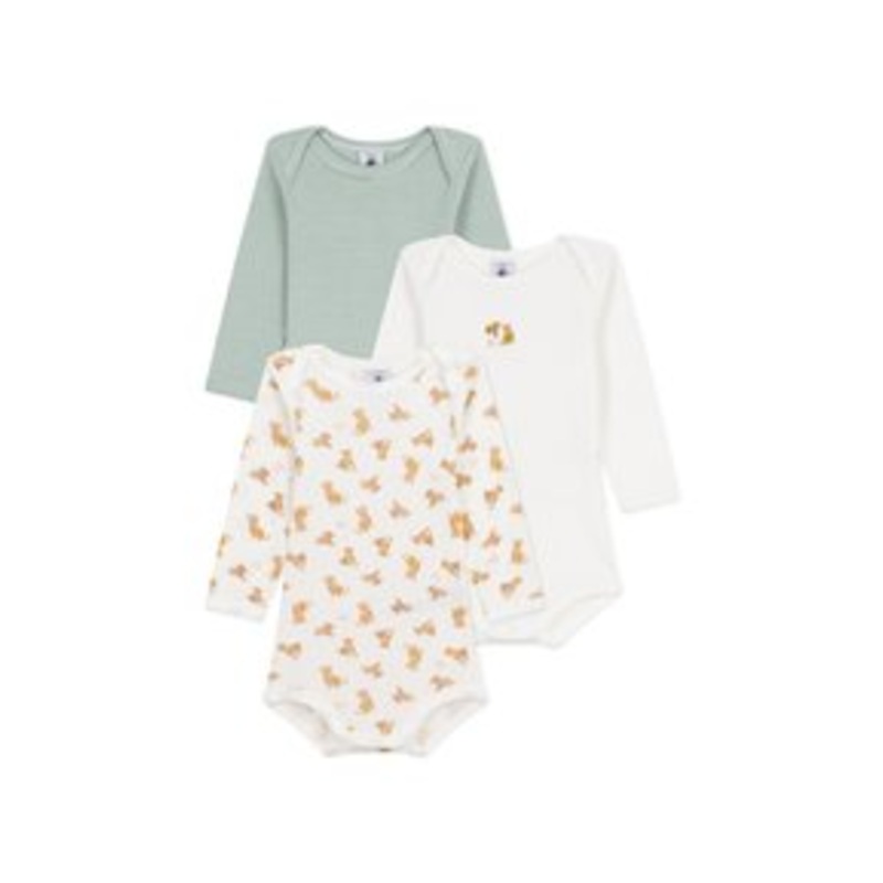 Petit Bateau 3 PACK UNISEX – Body – multi-coloured/mehrfarbig