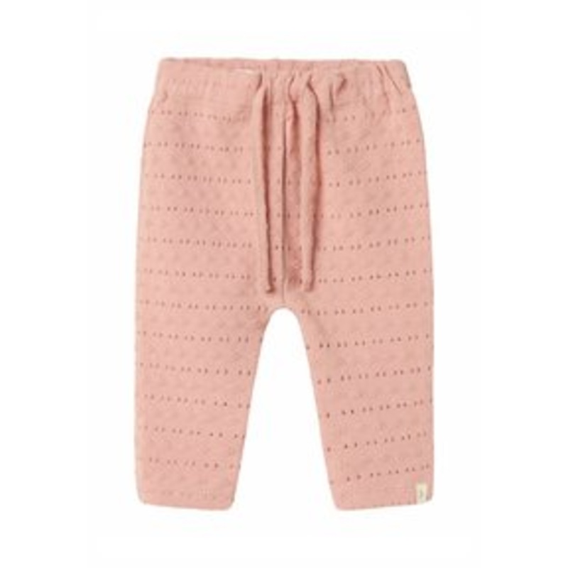 Lil’ Atelier Stoffhose – misty rose/rosa