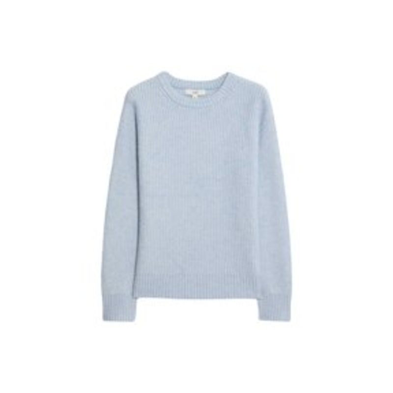 Marks & Spencer CLOUD – CREW NECK – Strickpullover – faded blue/blau-meliert