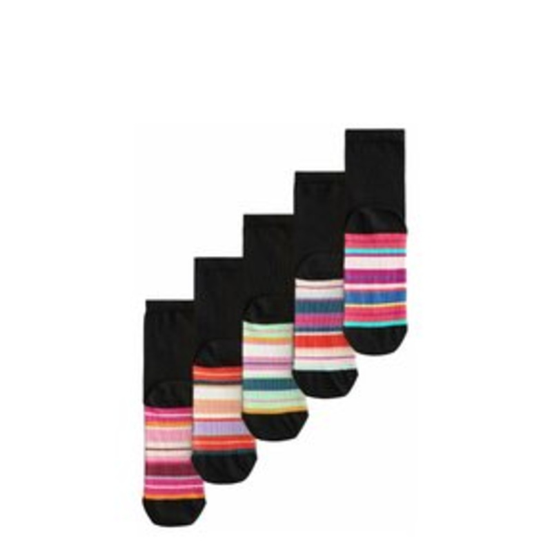 Next BEE 5 PACK  – Socken – multi stripe/schwarz