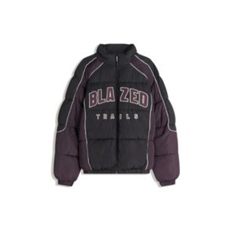 Bershka PUFFER – Winterjacke – black/schwarz