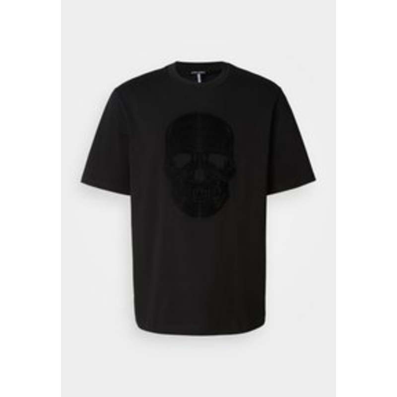 Antony Morato RELAXED FIT WITH SKULL SPONGE PRINT – T-Shirt print – black/schwarz