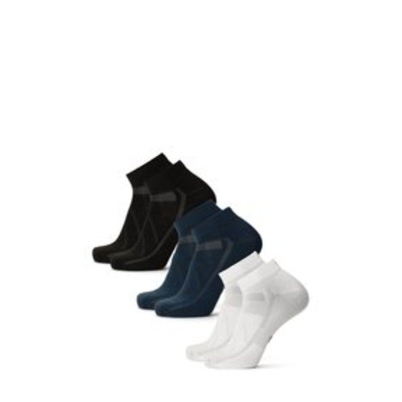 Danish Endurance CYCLING LOW-CUT 3-PACK – Sportsocken – multicolor/black/navy/white stripes/mehrfarbig