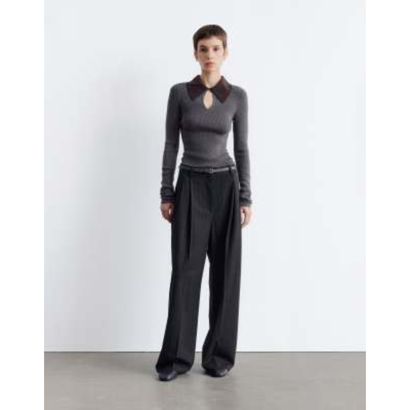 & Other Stories tailored wide leg pants in gray – part of a set