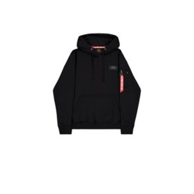 Alpha Industries Kapuzenpullover – black/schwarz