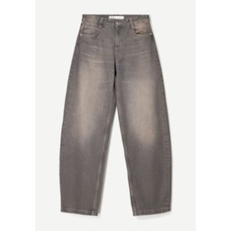 Bershka BALLOON – BAGGY – Jeans Relaxed Fit – mottled dark grey/dunkelgrau-meliert