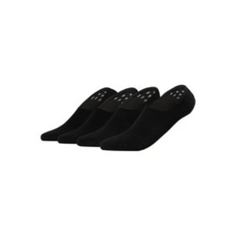 camano INVISIBLE LOW FOOTIES UNISEX 4 PACK – Socken – black/schwarz