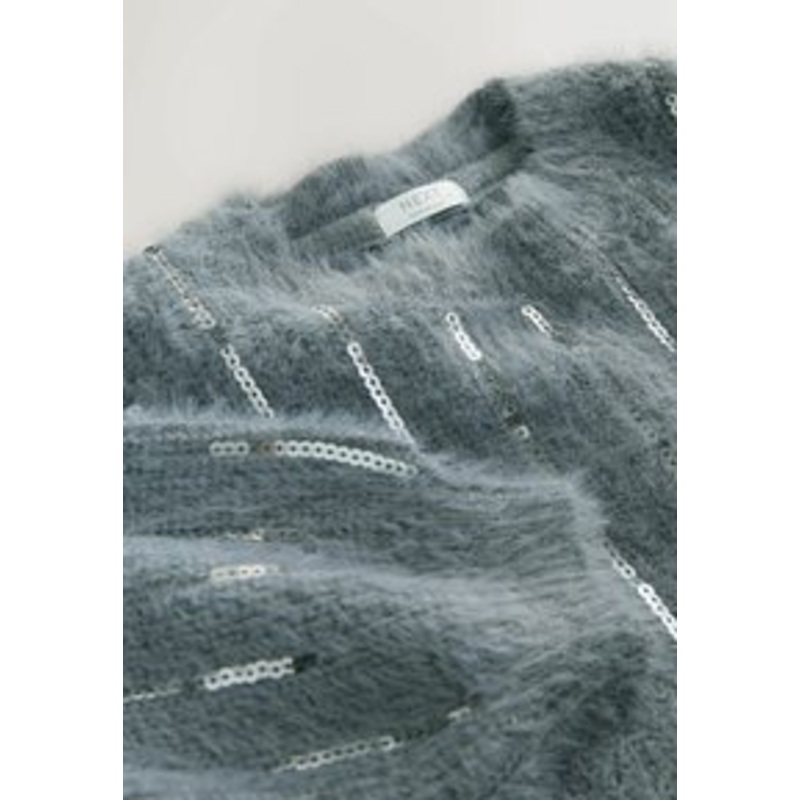 Next Strickkleid – grey/blaugrau