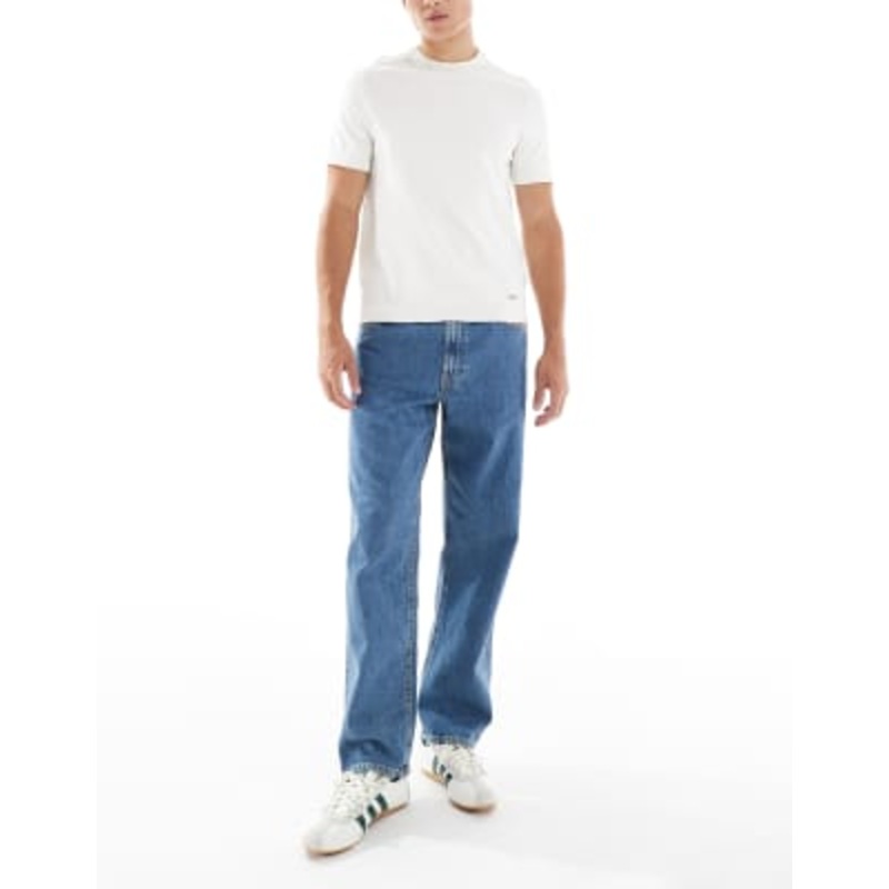 JJ Rebel Phil baggy fit jeans in vintage blue