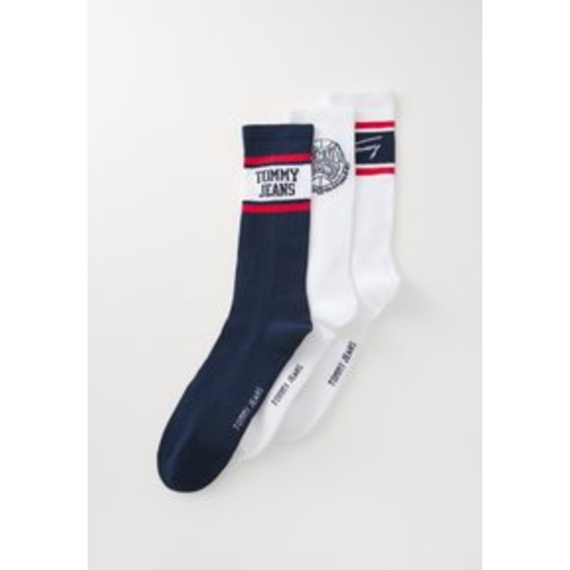 Tommy Hilfiger SOCK COLLEGE GIFTBOX UNISEX 3 PACK – Socken – white/wei