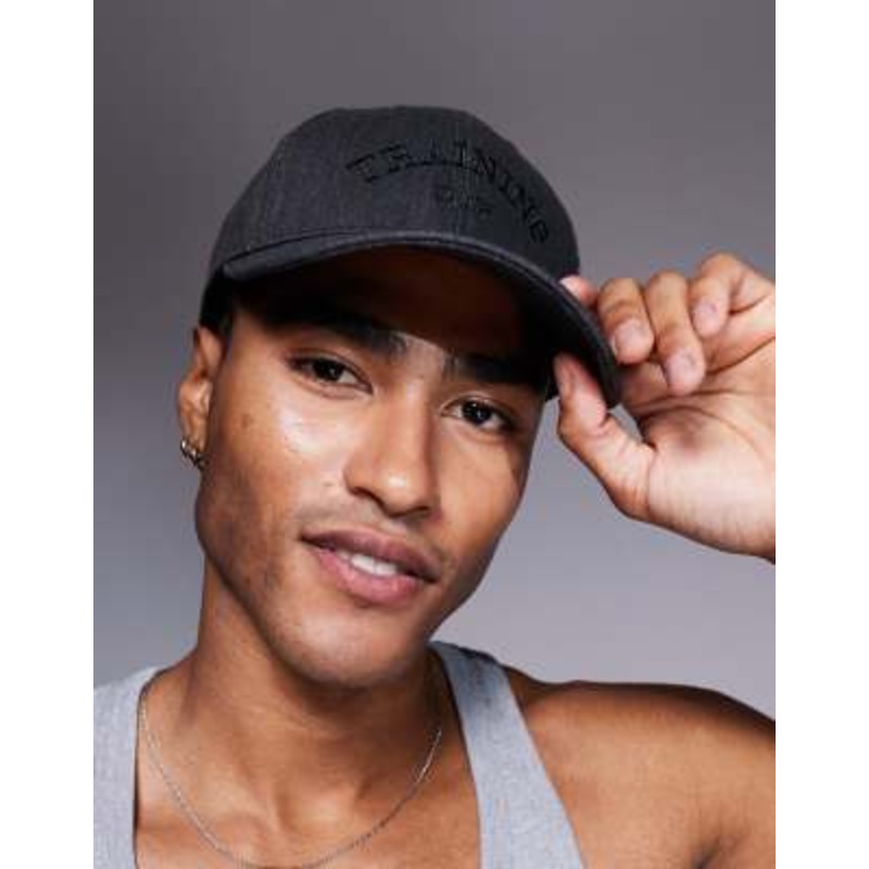4505 Lifting training graphic cap in washed black