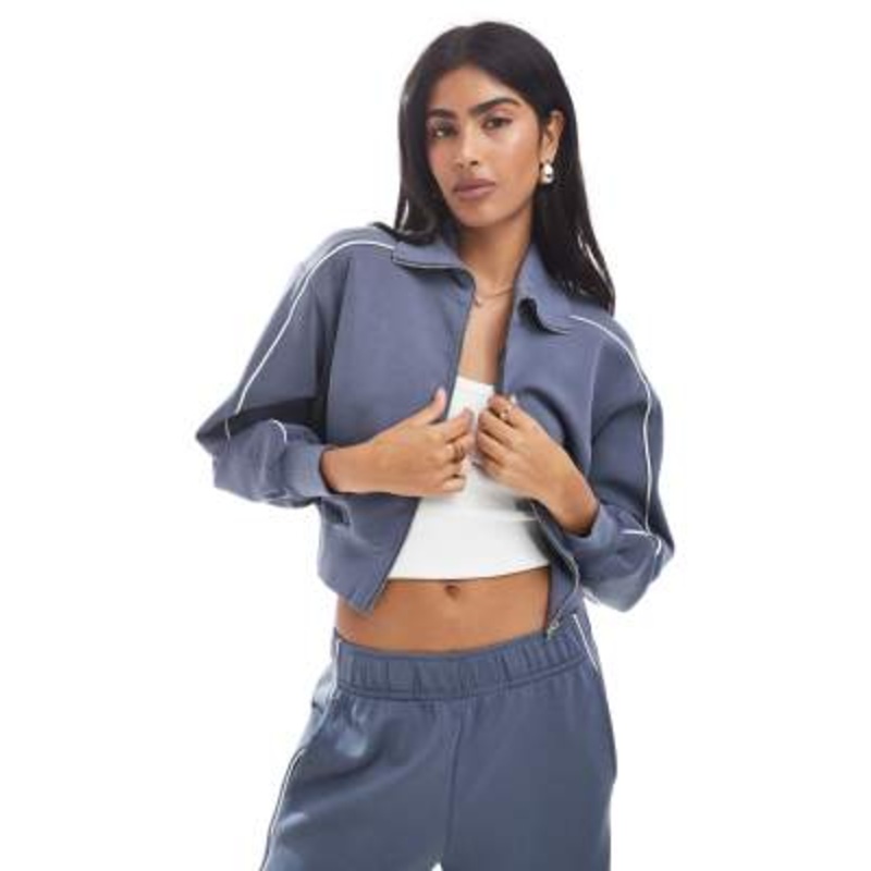 Cotton On ultimate soft jacket in folkstone gray – part of a set