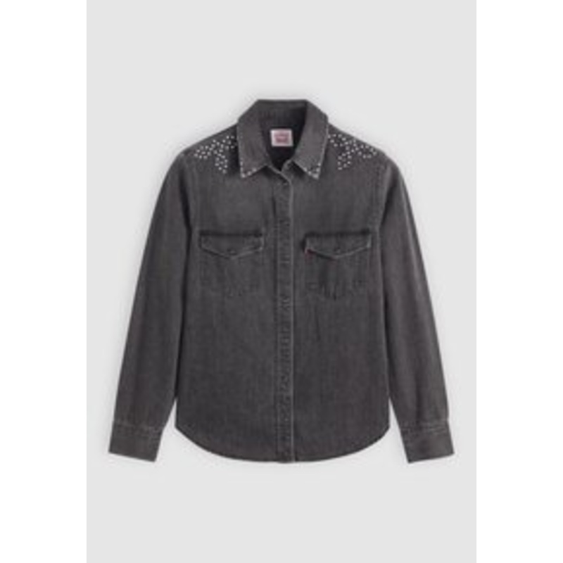 Levi’s ICONIC WESTERN – Hemdbluse – black denim