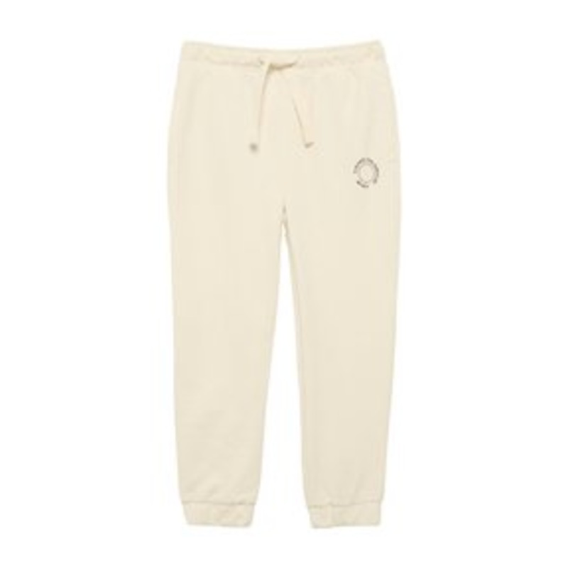 s.Oliver JOGGING MIT KLEINEM PRINT DETAIL – Jogginghose – helles sand/offwhite