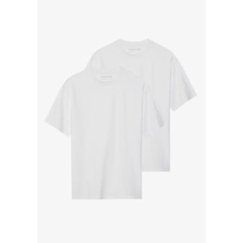 YOURTURN 2 PACK UNISEX BASIC OVERSIZED T-SHIRT – T-Shirt basic – white/wei
