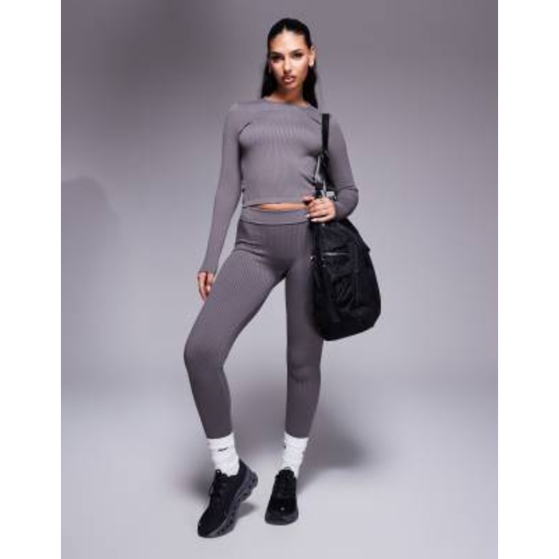 4505 Icon seamless rib set in steel gray