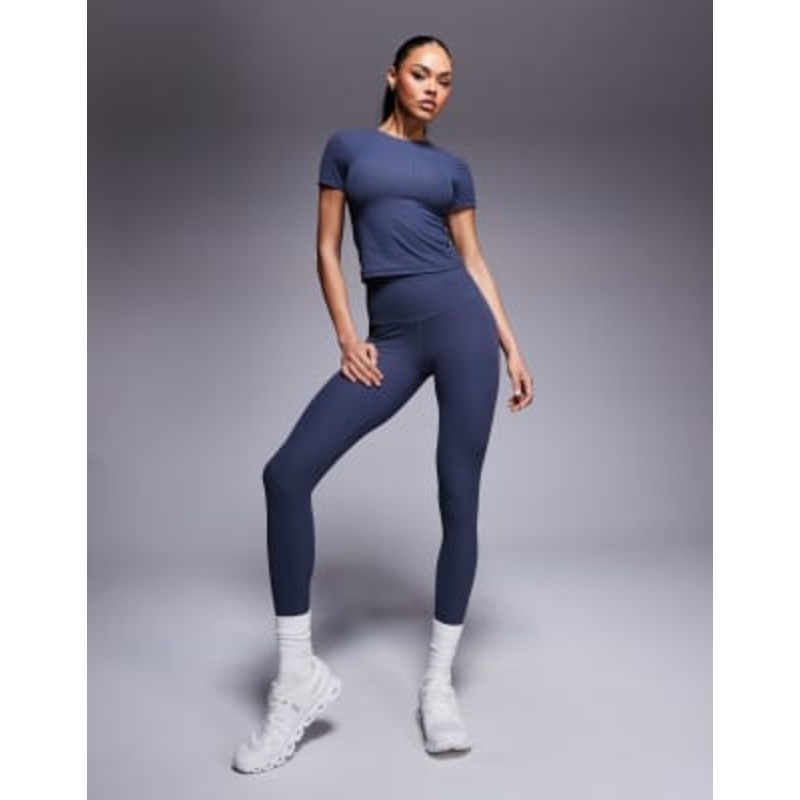 4505 soft touch ribbed set in blue gray