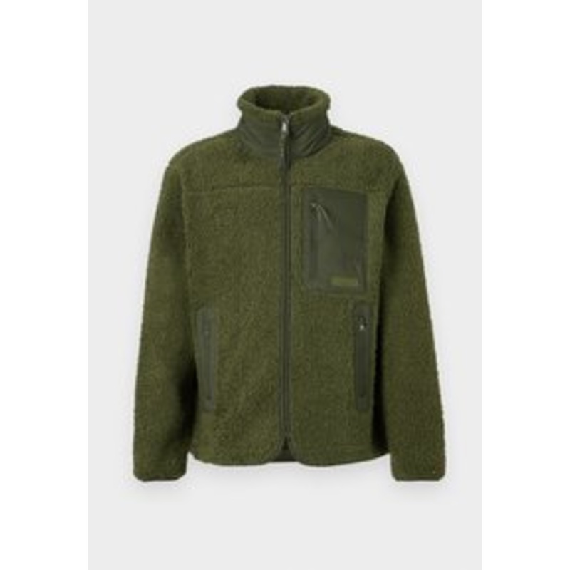 Tommy Hilfiger ZIP THROUGH UNISEX – Fleecejacke – huntsman green/grn
