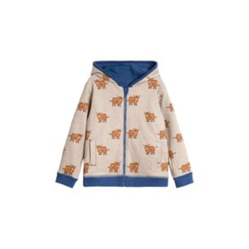 JoJo Maman Bb REGULAR FIT – APPLIQU REVERSIBLE  – Sweatjacke – sky blue/blau