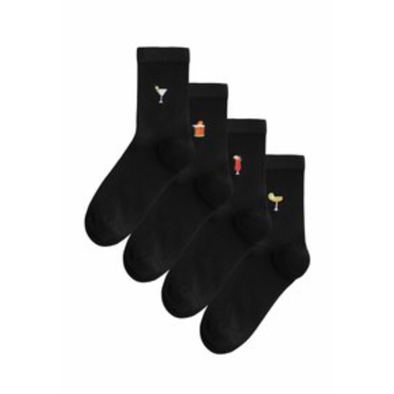 Next 4 PACK  – Socken – cockails/schwarz