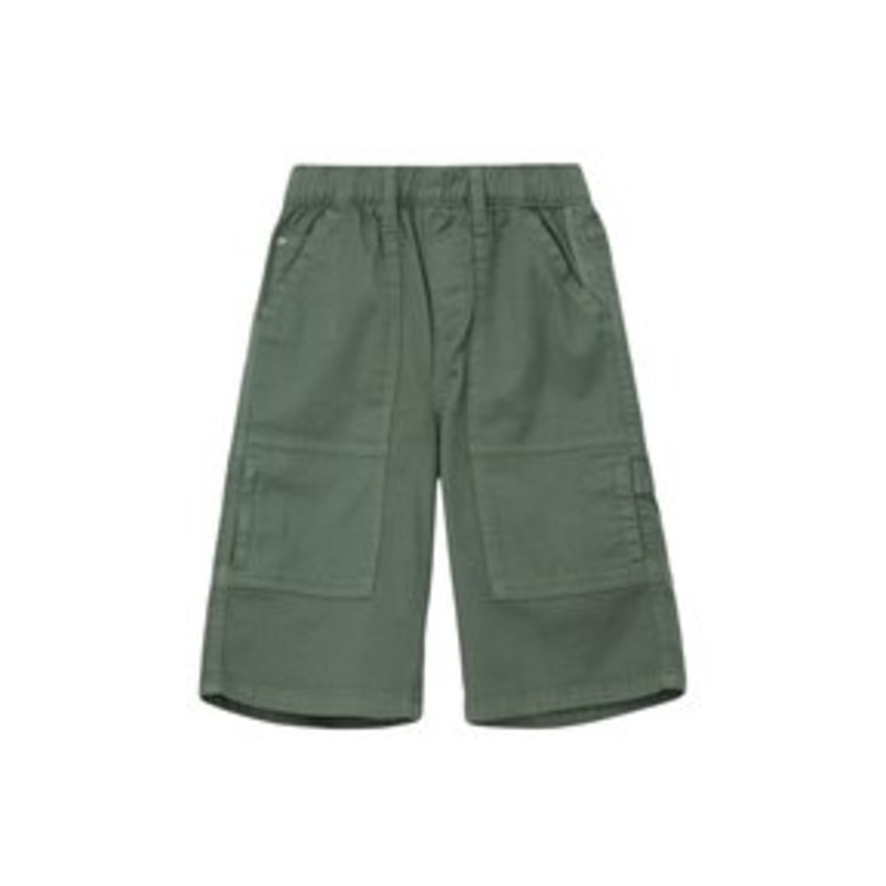 s.Oliver BERMUDA AUS STRETCH – Shorts – tannengrn/dunkelgrn