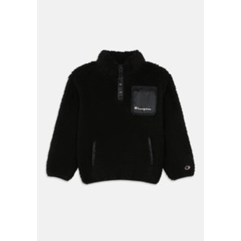 Champion HALF ZIP UNISEX – Fleecepullover – black/schwarz