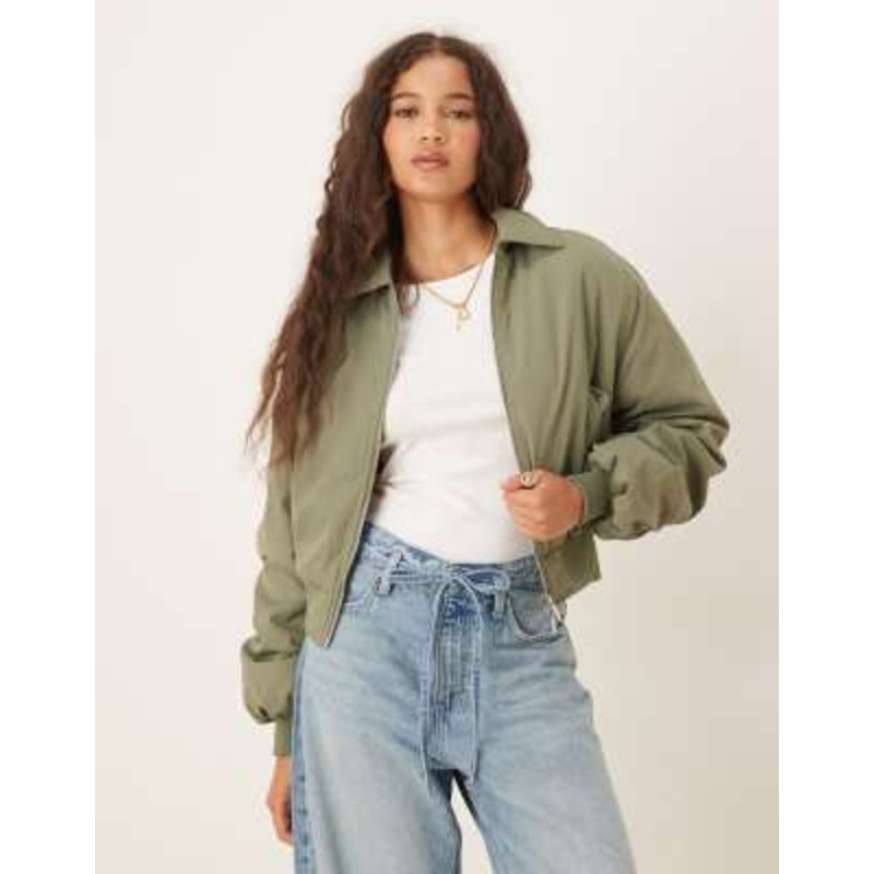 Cotton On Toby bomber jacket in khaki