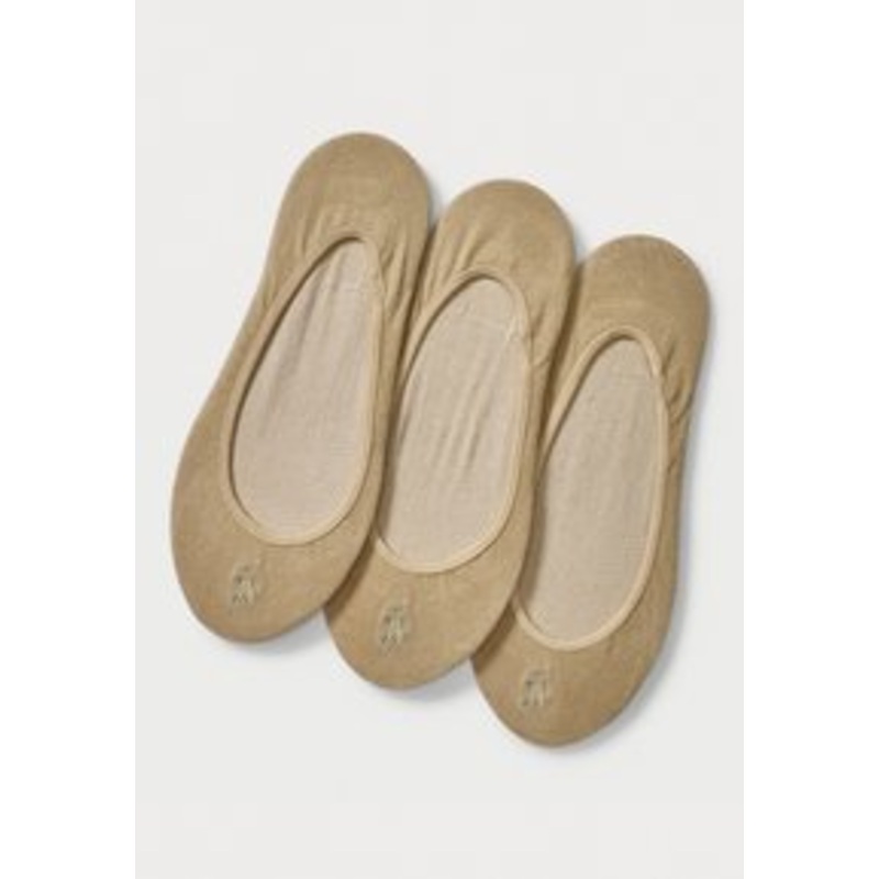 Polo Ralph Lauren ULTRALOW LINER SOCK 3 PACK – Flinge – bone/beige