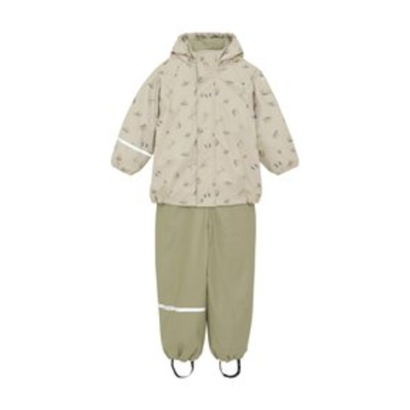 CeLaVi SET-ALL OVER PRINT – Regenjacke / wasserabweisende Jacke – white pepper/beige