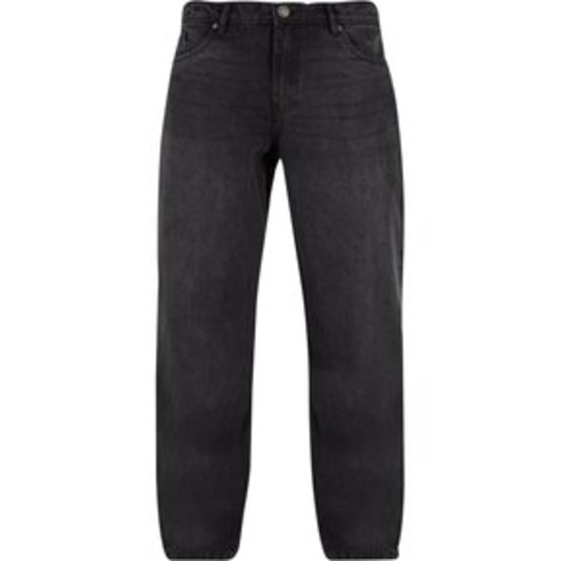 Urban Classics HEAVY OUNCE – Jeans Straight Leg – black washed/schwarz