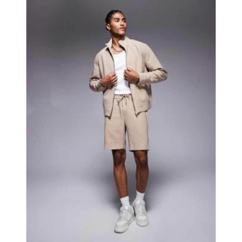 River Island pinstripe set in stone