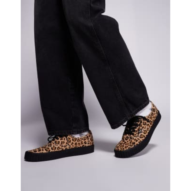 Vans Authentic Creeper sneakers in leopard print