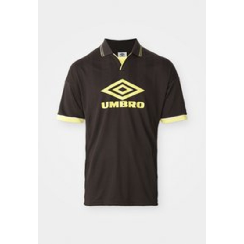 Umbro BOXY FOOTBALL UNISEX – Poloshirt – ganache/cream gold-coloured/brilliant white/braun