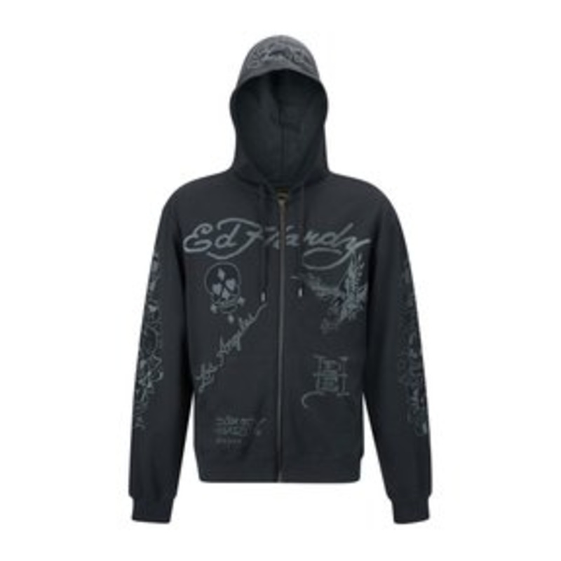 Ed Hardy DEATH-BEFORE MONO  – Sweatjacke – black/schwarz