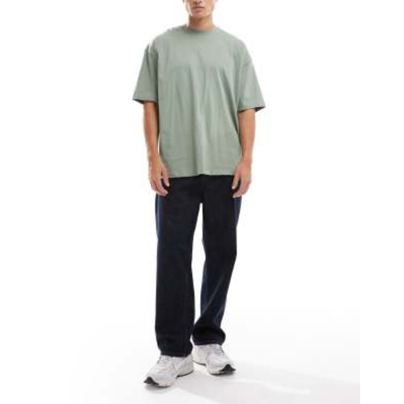 Jack & Jones Alex baggy jeans in dark wash