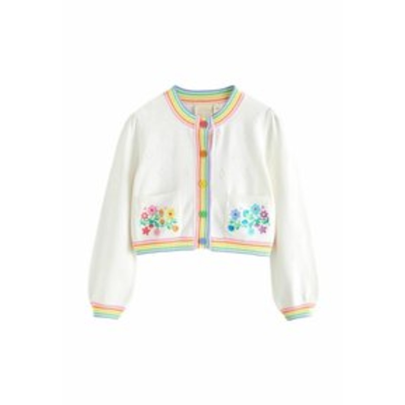 Little Bird REGULAR FIT – Strickjacke – white/wei