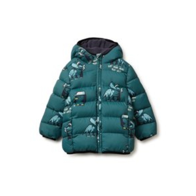 United Colors of Benetton “RAIN DEFENDER” PATTERNED  – Winterjacke – multicolor/grn