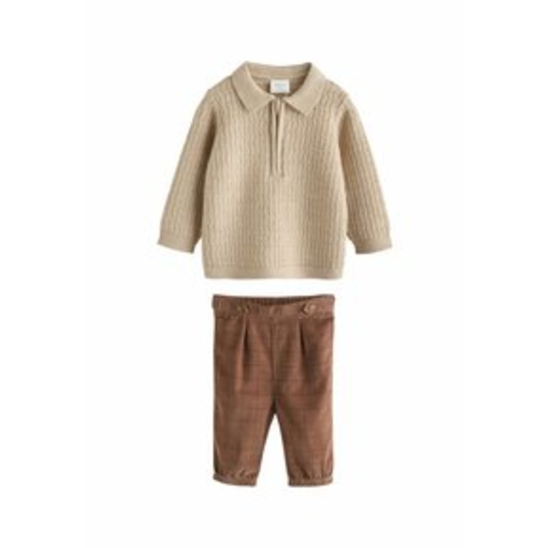 Next REGULAR FIT SET – Strickpullover – neutral/braun