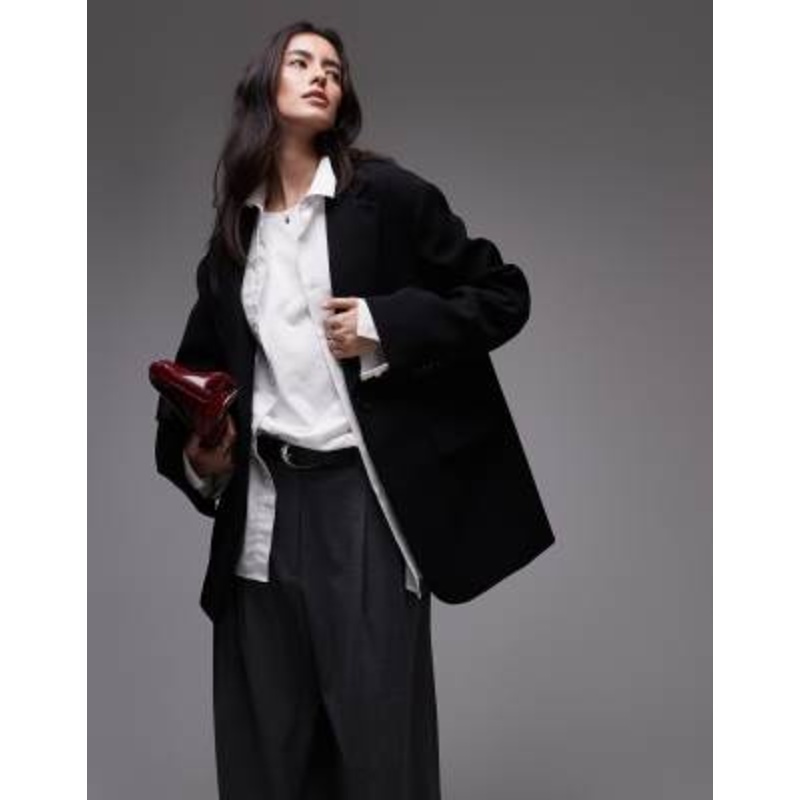 Topshop grandpacore blazer set