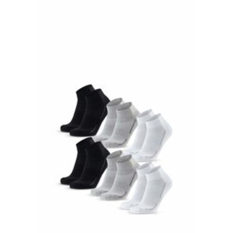 Danish Endurance QUARTER 6-PACK – Sportsocken – black grey white/wei