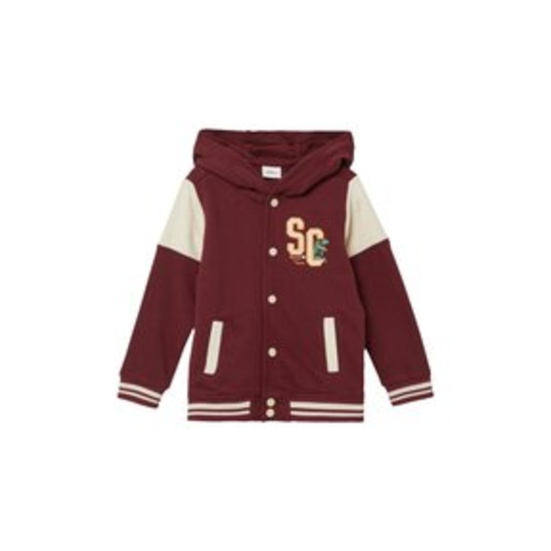s.Oliver Sweatjacke – bordeaux/rot