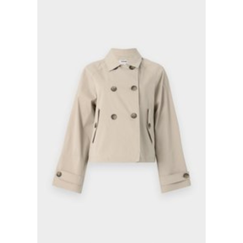 ONLY ONLAPRIL LIFE SHORT TRENCHCOAT – Kurzmantel – oxford tan/beige