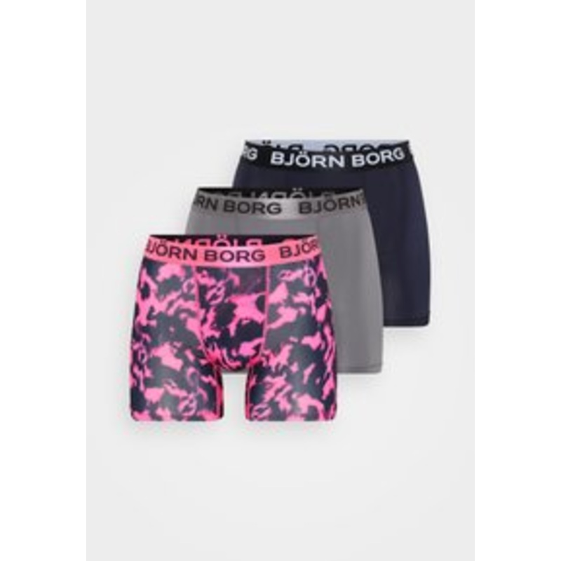 Bjrn Borg SPORTS 3 PACK – Boxer Briefs – pink/black/grey/schwarz