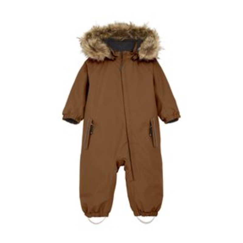 Color Kids COVERALL – Regenanzug – nuthatch/camel