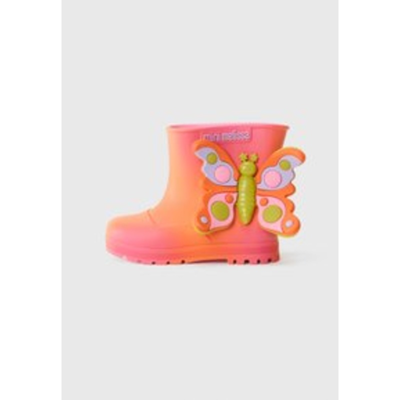 Mini Melissa WONDERLAND UNISEX – Gummistiefel – pink/orange
